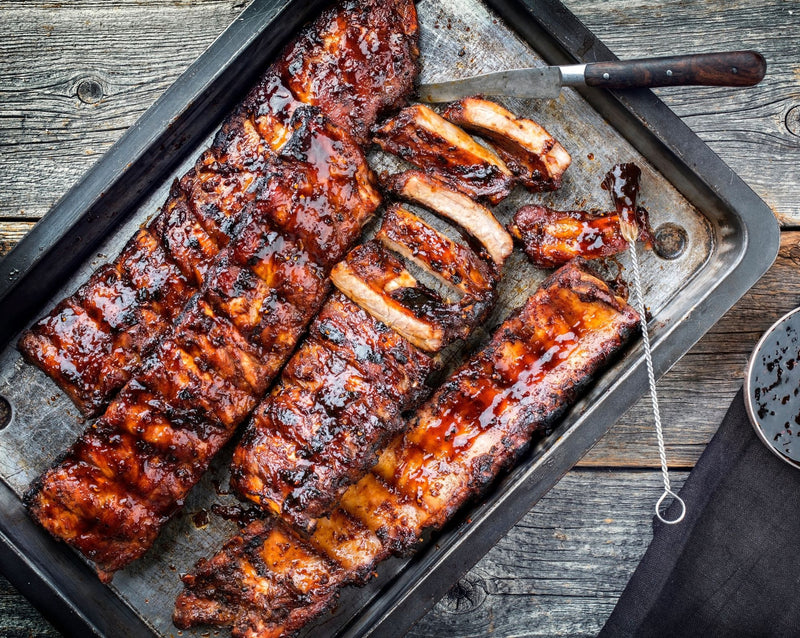 Rack of baby back ribs best sale