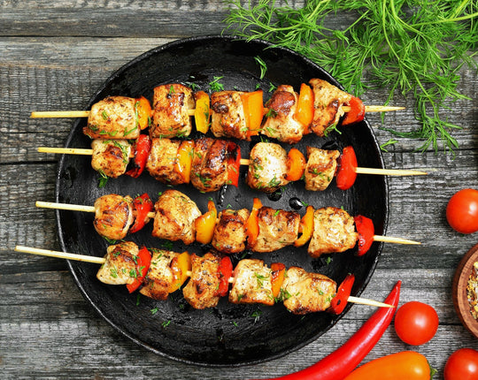 BBQ Chicken Skewers x 8