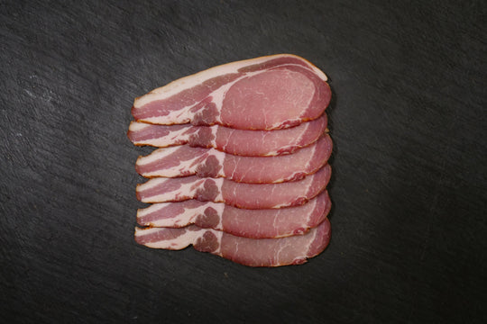 Back Bacon (dry cured, smoked)